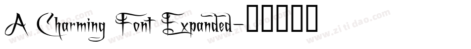 A Charming Font Expanded字体转换